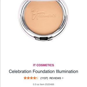 It cosmetics foundation (lightly swatched) NWT